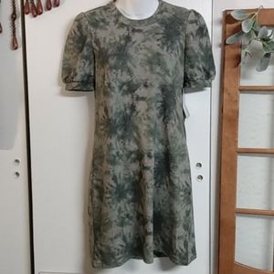 Super Soft Dye Blast Midi Boho Dress NWT